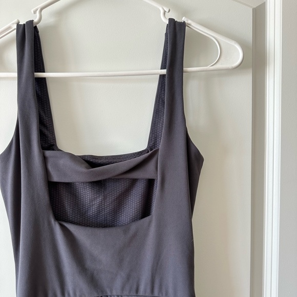 TS by Thrive Grey Yoga Jumpsuit - Picture 4 of 5